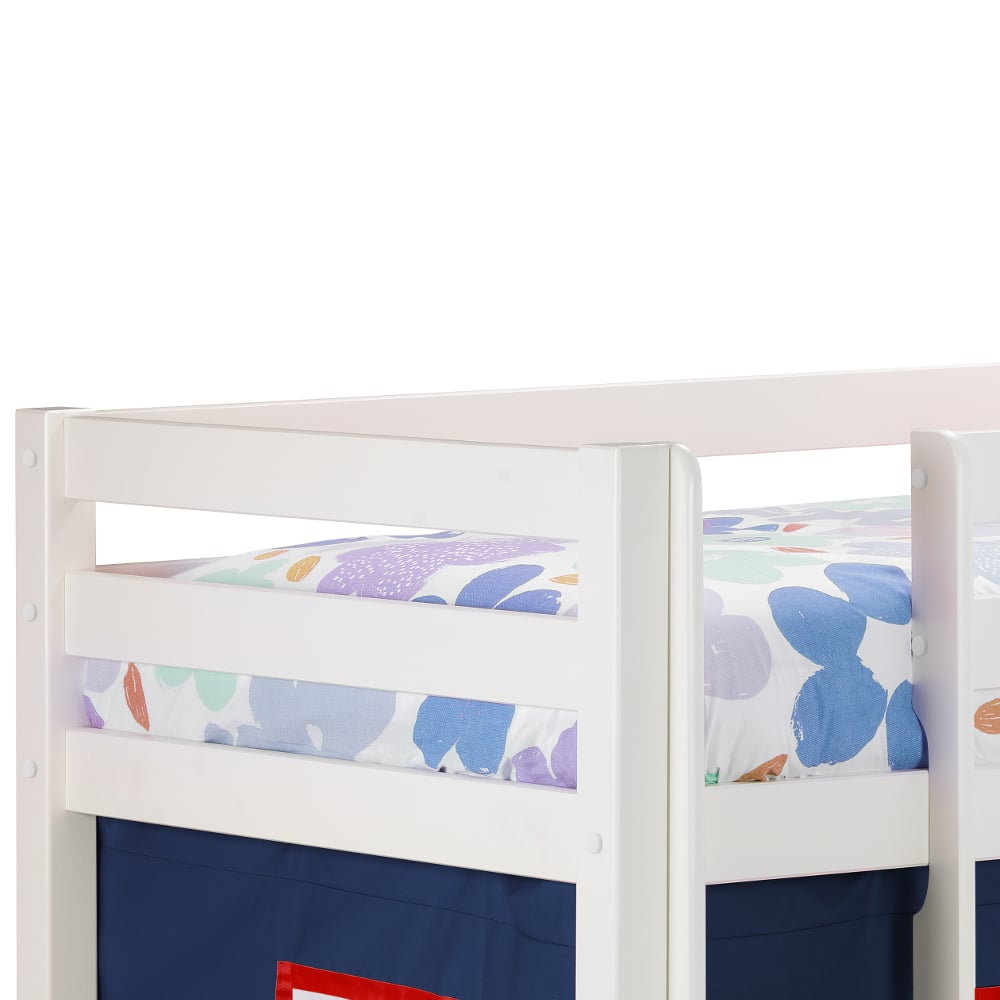 Happy Beds Wendy White Mid Sleeper Footboard