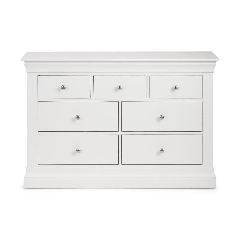 Clermont Wooden 4+3 Drawer Chest Full Body Image