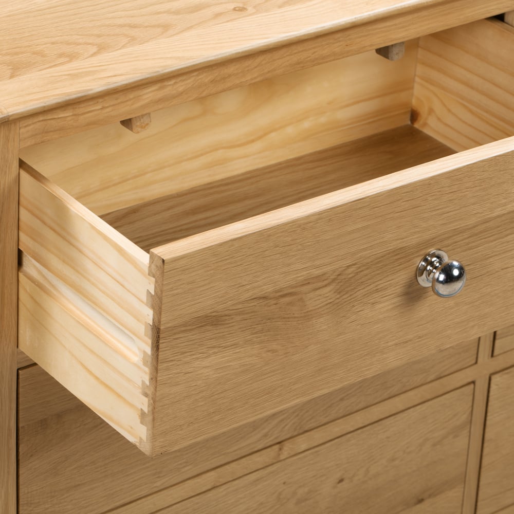 Cotswold Oak 4+2 Drawer Chest Drawer Image