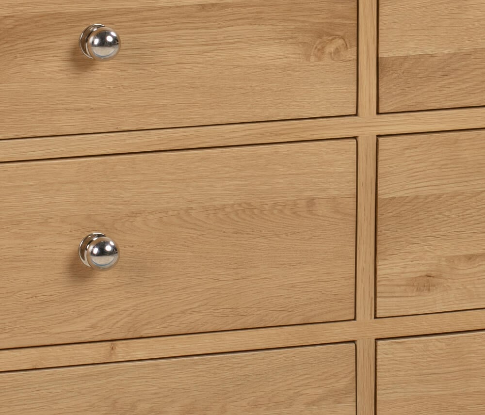 Cotswold Oak 6 Drawer Chest Drawer Image