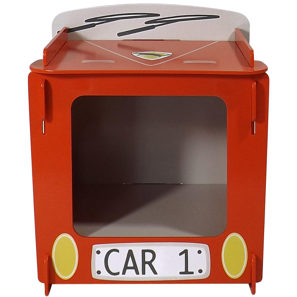 Happy Beds Red Racing Car Bedside Table Front Shot