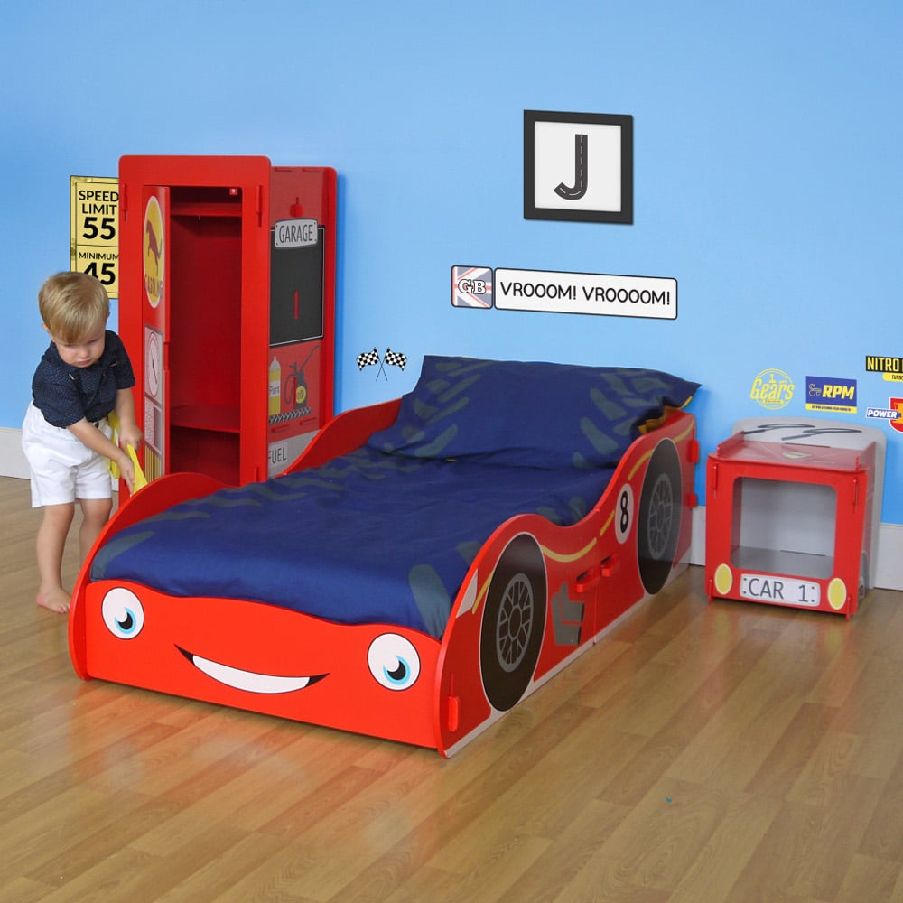 Red Racing Car Children s Toddler Bed Happy Beds