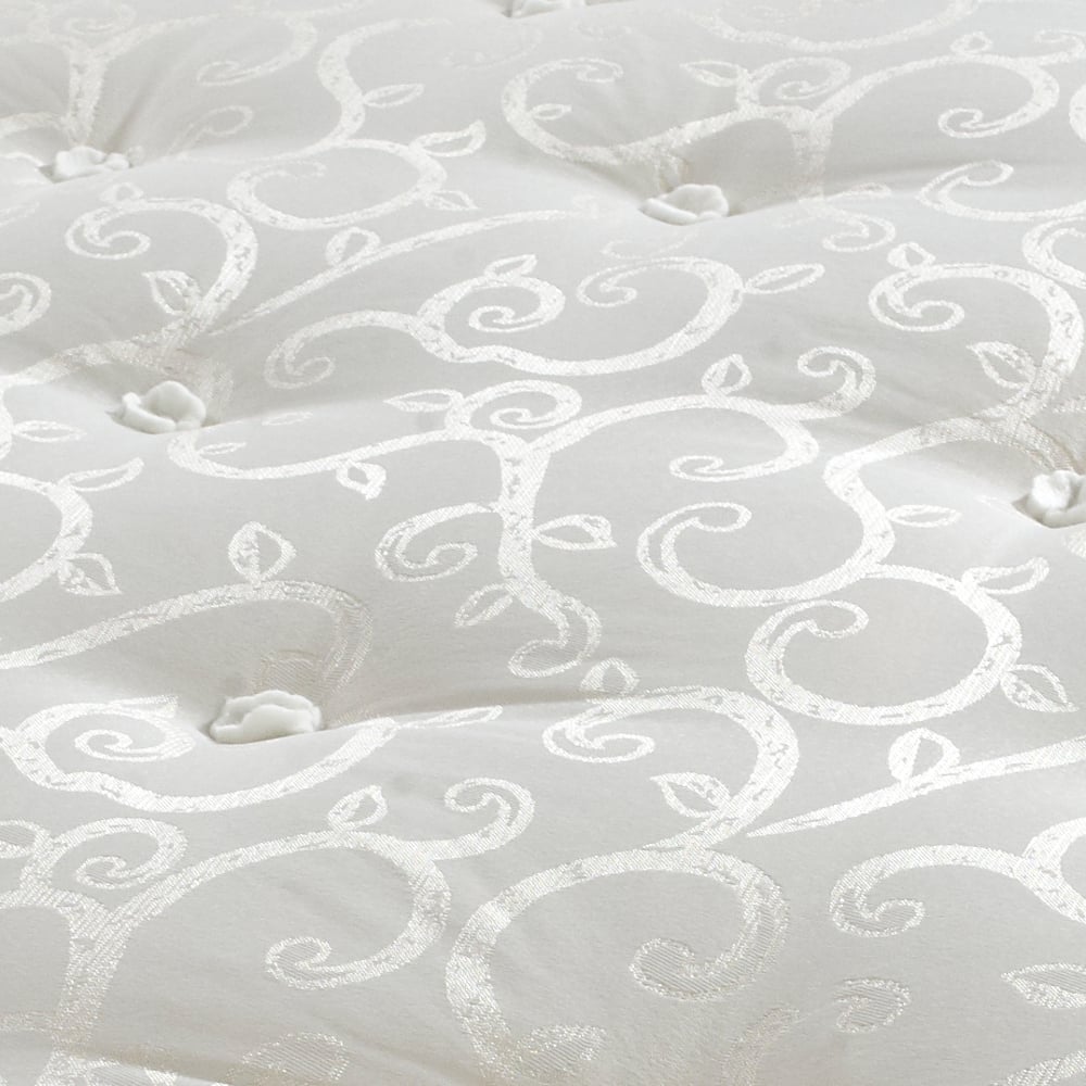 Gold Tufted Orthopaedic Spring Mattress Surface Image