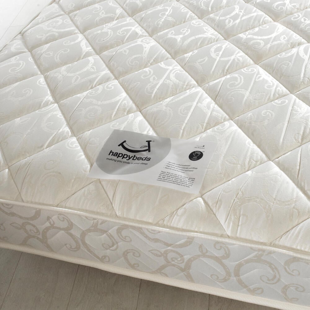 Happy Beds Premier Spring Quilted Mattress Top View