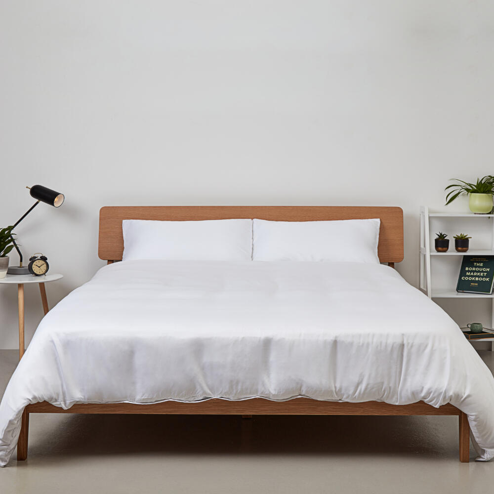Happy Beds Panda Pure White 100 Bamboo Sheet Room Set