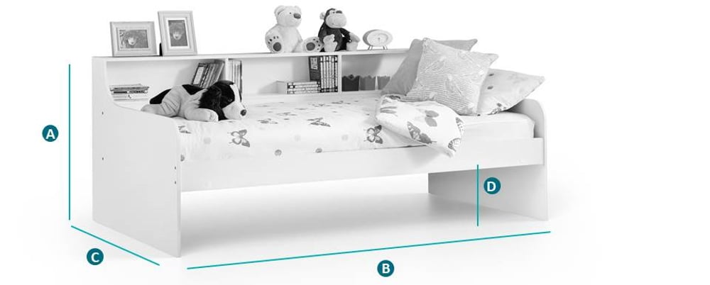 Grace Oak Day Bed Sketch