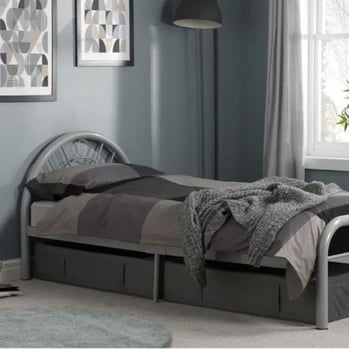 Grey Metal Beds