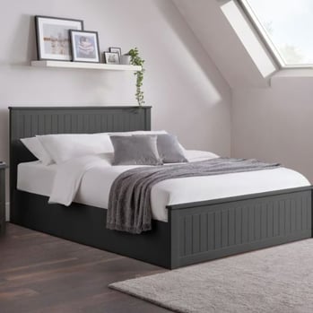 Grey Wooden Beds