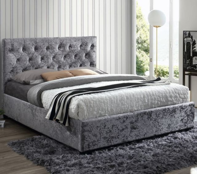 Cologne Steel Fabric Bed
