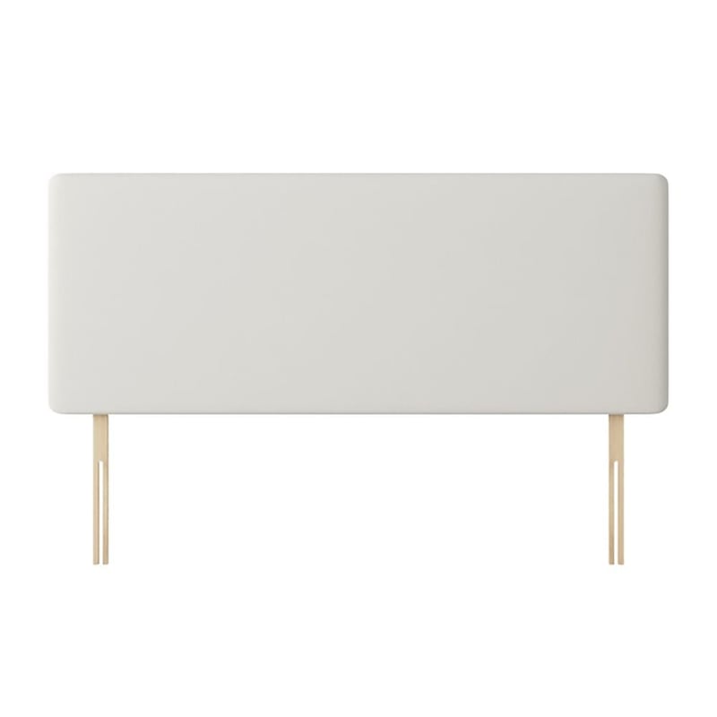 Cornell Plain White Fabric Headboard