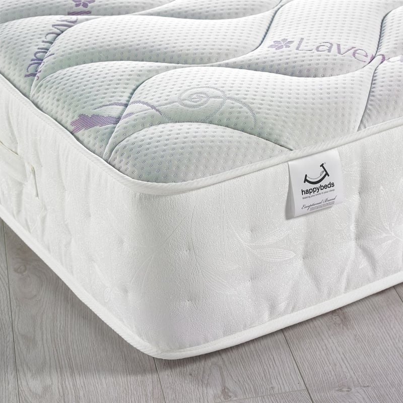 Lavender 3000 Pocket Sprung Memory Foam Mattress 4ft6 Double (135 x 190 cm)