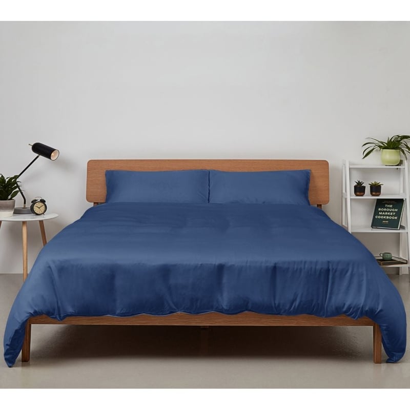 Panda 100 Bamboo Pillowcases Deep Sea Navy