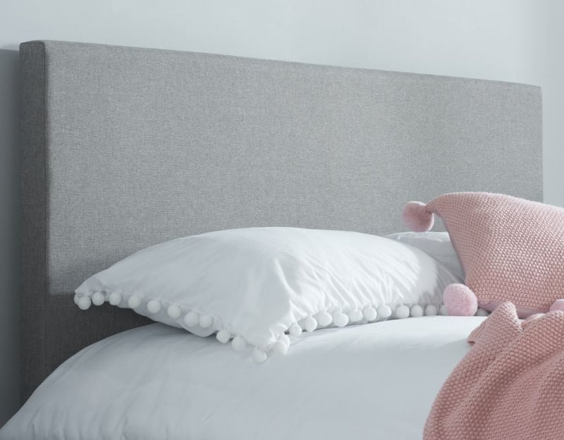 Plaza Grey Fabric Electric Media TV Bed Happy Beds