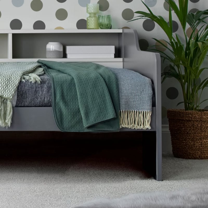 Tyler Grey and White Wooden Day Bed Happy Beds