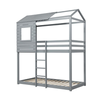 Adventure Grey Wooden Bunk Bed Frame