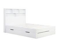 Alfie White Wooden Storage Bed Frame - 4ft6 Double