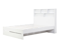 Alfie White Wooden Storage Bed Frame - 4ft6 Double