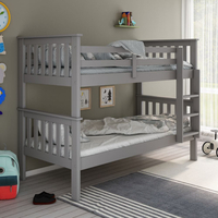 Atlantis Grey Wooden Bunk Bed Frame