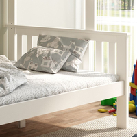 Atlantis White Finish Solid Pine Wooden Triple Sleeper Bunk Bed