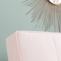 Aurora Blush Pink Fabric Sofa Bed