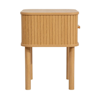 Axel Oak 1 Drawer Fluted Bedside Table
