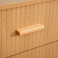 Axel Oak 6 Drawer Fluted Chest of Drawers