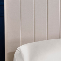 Aylen Oatmeal Fabric Ottoman Storage Bed