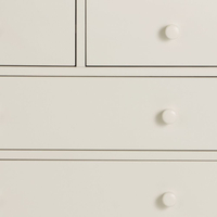 Cameo Stone White 4 + 2 Drawer Chest