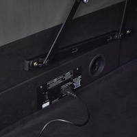 Clara Dark Grey Velvet Ottoman TV Bed