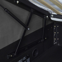 Clara Dark Grey Velvet Ottoman TV Bed