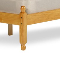 Colonial Honey Pine Wooden Bed