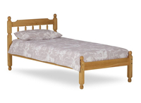 Colonial Waxed Pine Wooden Bed