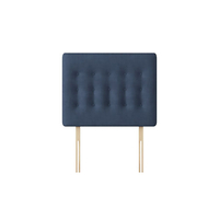 Cornell Buttoned Midnight Blue Fabric Headboard