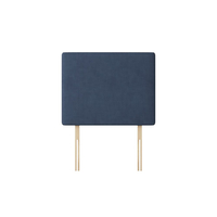 Cornell Plain Midnight Blue Fabric Headboard