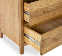 Coxmoor Oak 5 Drawer Wooden Chest of Drawers