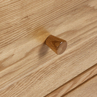 Coxmoor Oak 2 Drawer Wooden Bedside Table