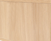 Croxley Oak Rattan 1 Drawer Bedside Table