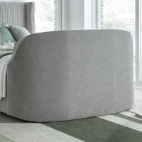 Darras Light Grey Fabric Electric Media TV Bed