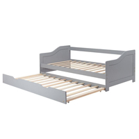 Brixton Grey Wooden Guest Bed
