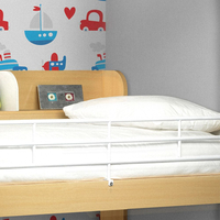 Domino Maple and White Finish Wooden and Metal Kids Storage Bunk Bed Frame - 3ft Single