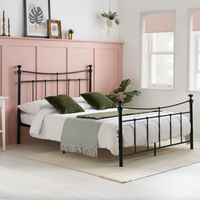 Emily Black Metal Bed