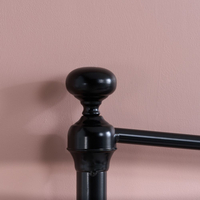 Emily Black Metal Bed