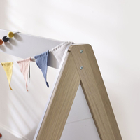 Festival Pale Wood and White Wooden Kids Tent Bed
