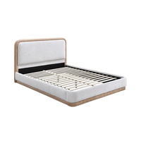 Girona White Fabric Bed