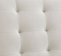 Hemlock Warm Stone Velvet Fabric Bed