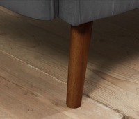 Hudson Charcoal Fabric Sofa Bed