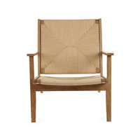 Icaria Oak Woven Wooden Chair