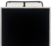 Jackson Rustic and Grey Velvet and Wooden Ottoman Storage Bed