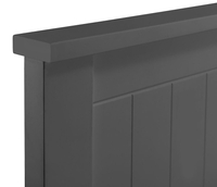 Maine Anthracite Wooden Ottoman Bed Frame