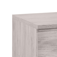 Jupiter Grey Oak 2 Drawer Bedside Table